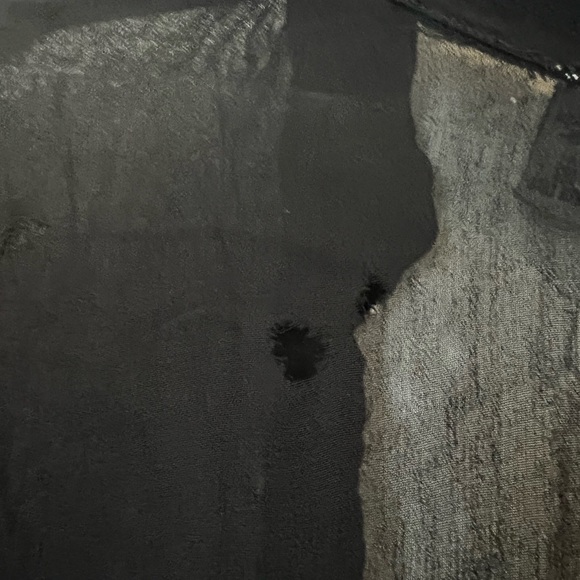 JL Studio Black Sheer Dress with Flowers Size 20W - Picture 3 of 6